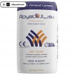 Цемент белый Royal  52,5N  Египет   25 кг